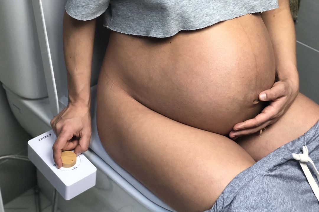 Pregnant Woman Bidet Toilet