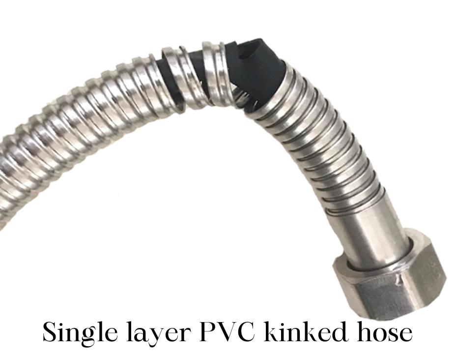 Single layer PVC kinked hose