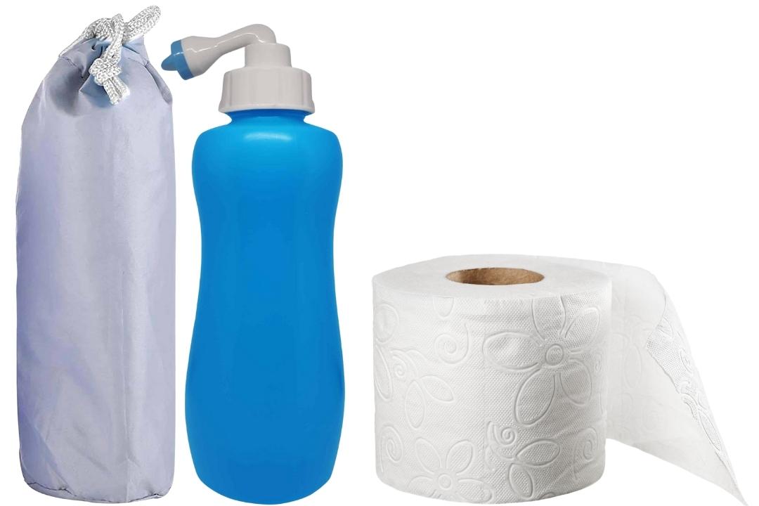 Peri Bottle and toilet paper