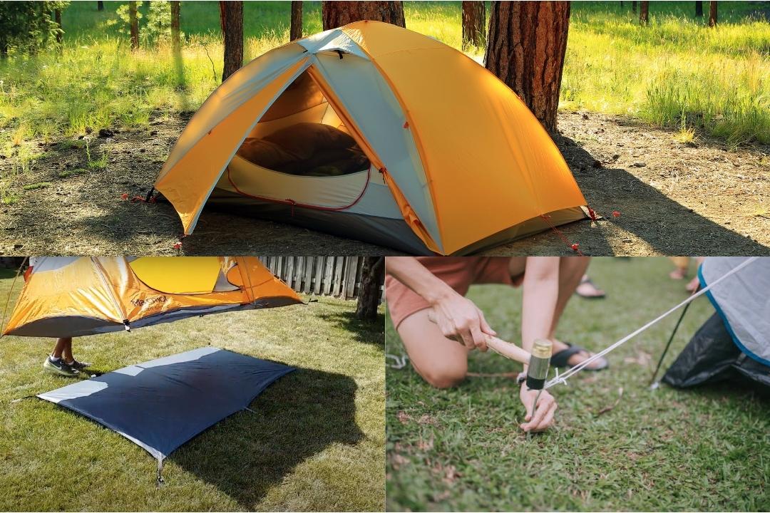 Tent (footprint and stakes)