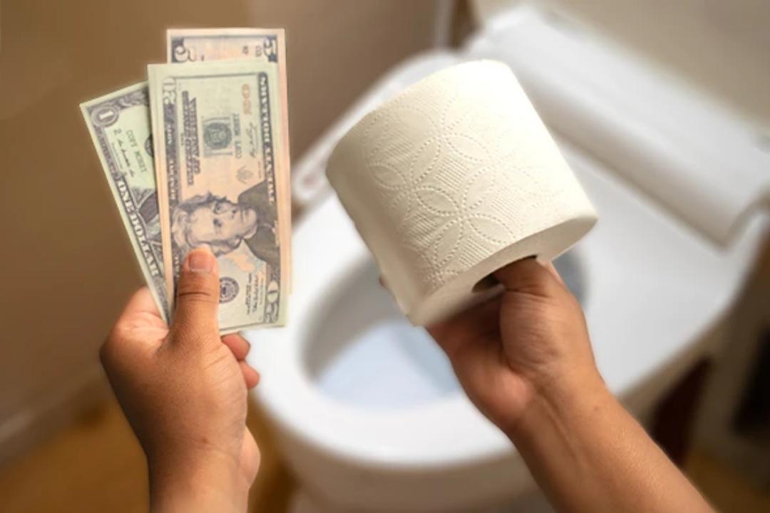 toilet money