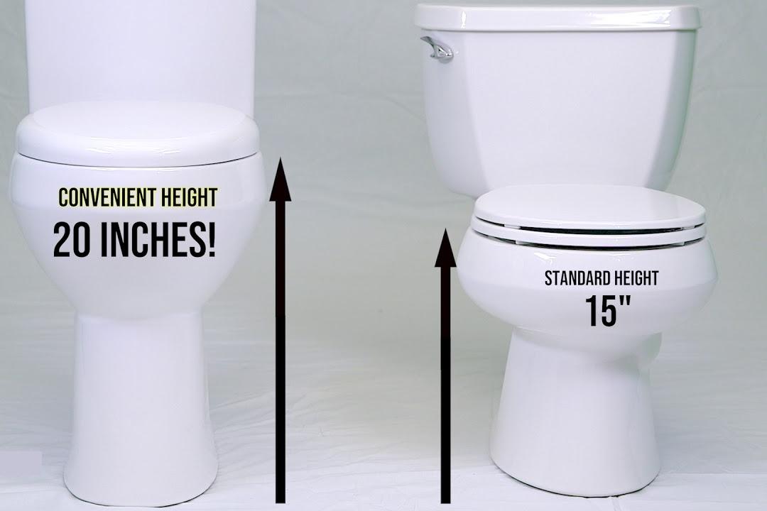 Height of the toilet