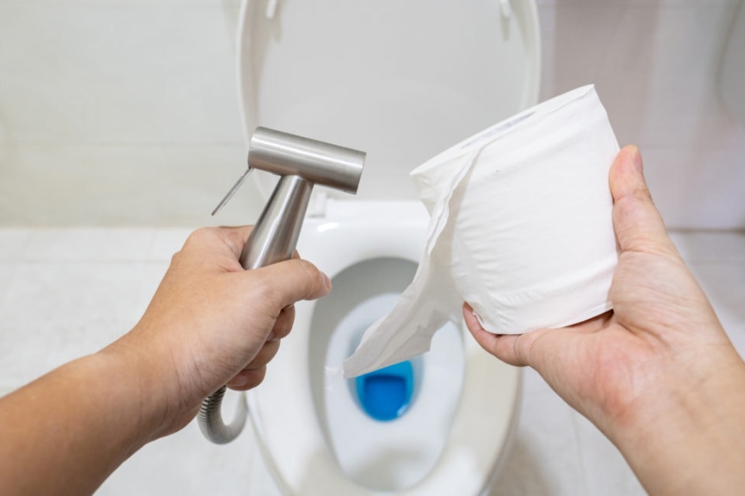 Is it better to wipe or use a bidet 
